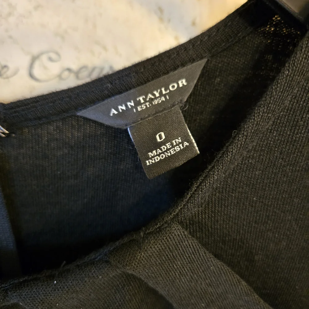 Ann Taylor Classic Dark Gray Long Sleeve Dress - Picture 4 of 4